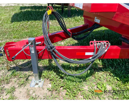 Cloverdale 12-14 Mega Bale Carrier - Self Loading Arm Stainless Steel Deck Tandem Axle Bale Carriers