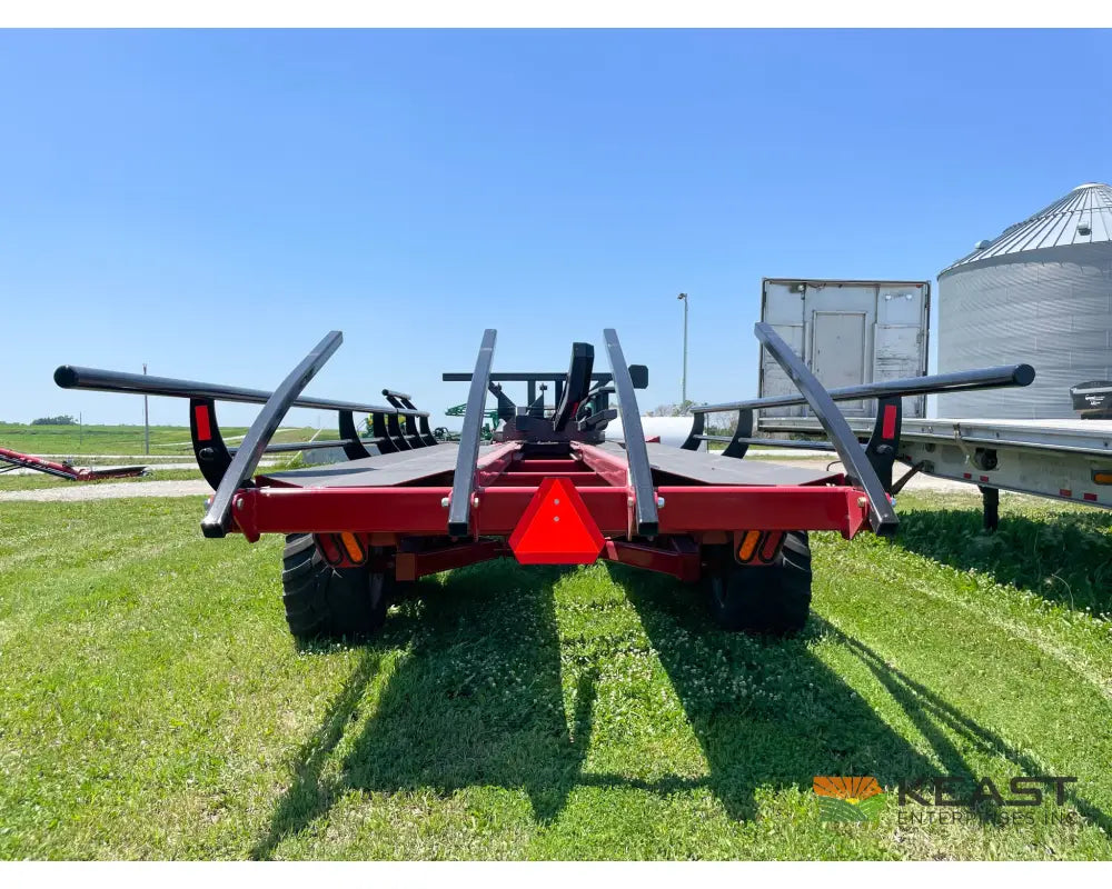 Cloverdale 12-14 Mega Bale Carrier - Self Loading Arm Stainless Steel Deck Tandem Axle Bale Carriers