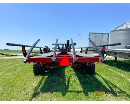 Cloverdale 12-14 Mega Bale Carrier - Self Loading Arm Stainless Steel Deck Tandem Axle Bale Carriers