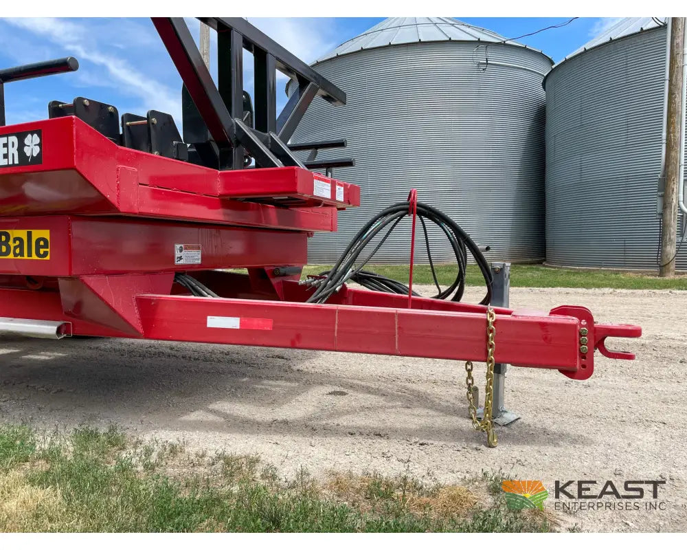 Cloverdale 8 10 Mega Bale Carrier Self Loading Arm Stainless Steel Deck Tandem Axle Bale Carriers