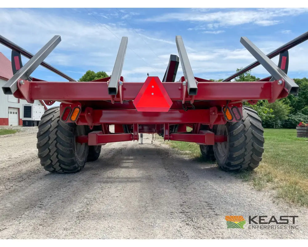 Cloverdale 8 10 Mega Bale Carrier Self Loading Arm Stainless Steel Deck Tandem Axle Bale Carriers