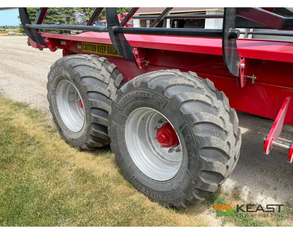Cloverdale 8 10 Mega Bale Carrier Self Loading Arm Stainless Steel Deck Tandem Axle Bale Carriers