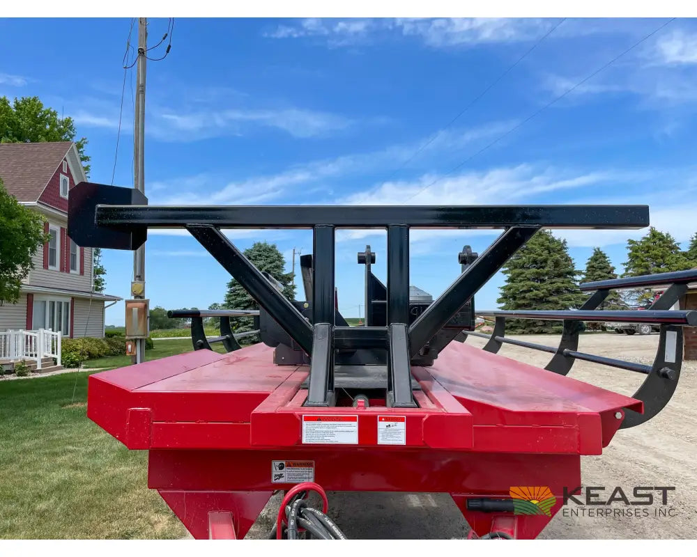 Cloverdale 8 10 Mega Bale Carrier Self Loading Arm Stainless Steel Deck Tandem Axle Bale Carriers