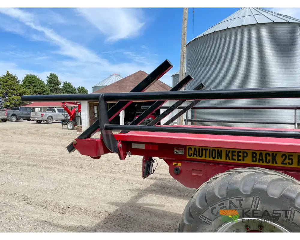 Cloverdale 8 10 Mega Bale Carrier Self Loading Arm Stainless Steel Deck Tandem Axle Bale Carriers