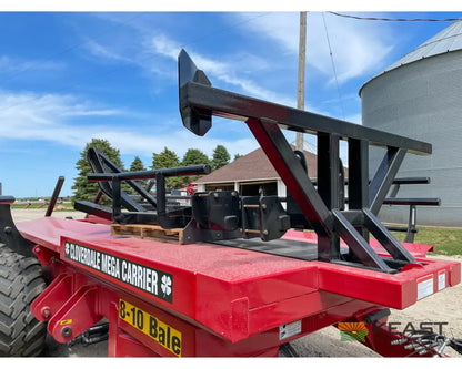 Cloverdale 8 10 Mega Bale Carrier Self Loading Arm Stainless Steel Deck Tandem Axle Bale Carriers