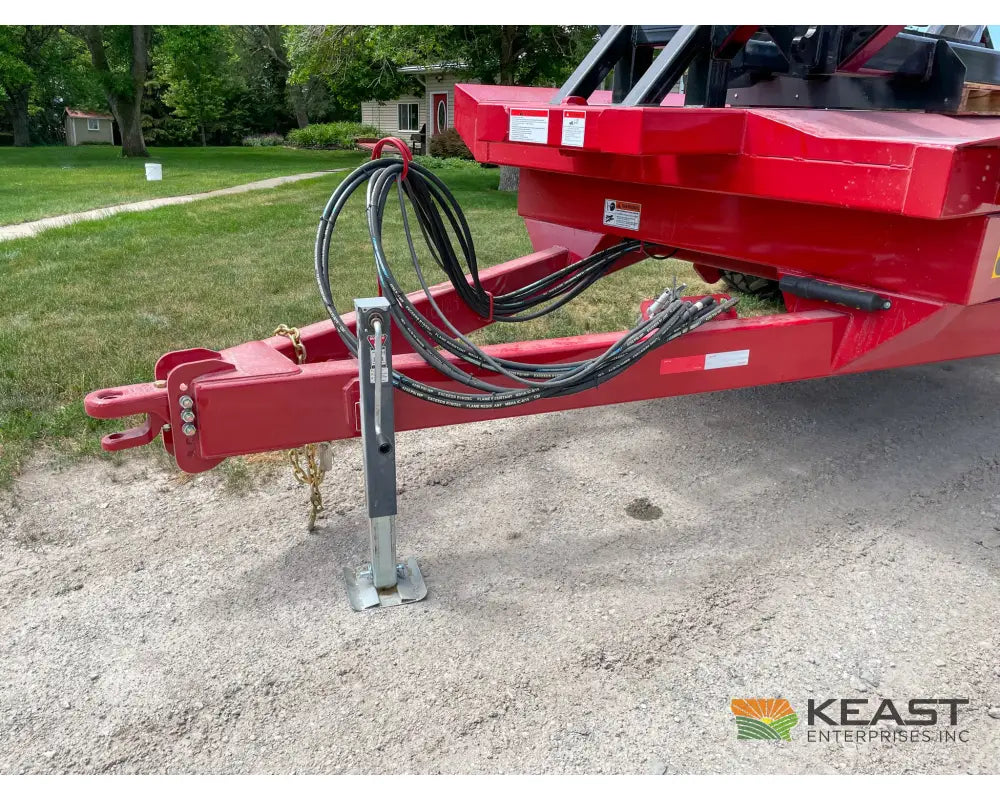 Cloverdale 8 10 Mega Bale Carrier Self Loading Arm Stainless Steel Deck Tandem Axle Bale Carriers