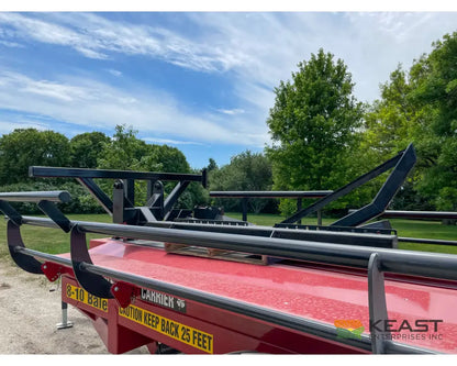 Cloverdale 8 10 Mega Bale Carrier Self Loading Arm Stainless Steel Deck Tandem Axle Bale Carriers