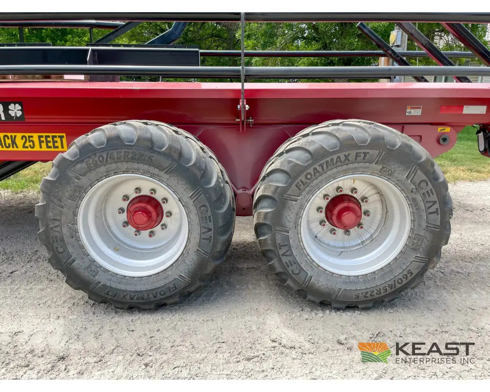 Cloverdale 8 10 Mega Bale Carrier Self Loading Arm Stainless Steel Deck Tandem Axle Bale Carriers