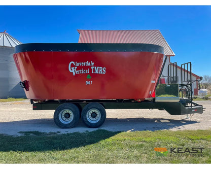 Cloverdale 900T Feed Wagon 900 cu ft Twin Auger 640XL Scale Feed Wagons
