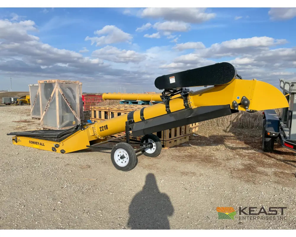 ConveyAll 2218 Transfer Conveyor 22’’ Belt 10 HP Single-Phase Field Loader Hopper Conveyors
