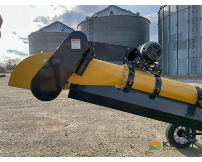 ConveyAll 2218 Transfer Conveyor 22’’ Belt 10 HP Single-Phase Field Loader Hopper Conveyors