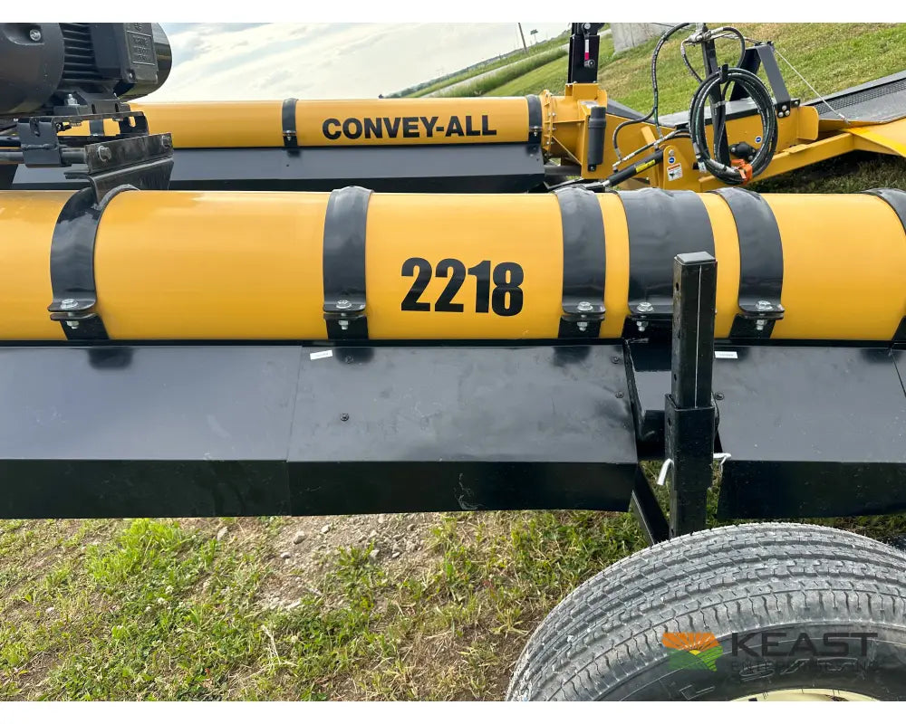 Convey-All 2218 Transfer Conveyor Railcar Hopper 10 HP Single-Phase 4 5/8’’ Clearance Conveyors