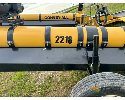 Convey-All 2218 Transfer Conveyor Railcar Hopper 10 HP Single-Phase 4 5/8’’ Clearance Conveyors