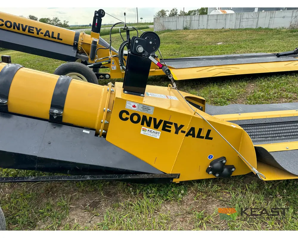 Convey-All 2218 Transfer Conveyor Railcar Hopper 10 HP Single-Phase 4 5/8’’ Clearance Conveyors