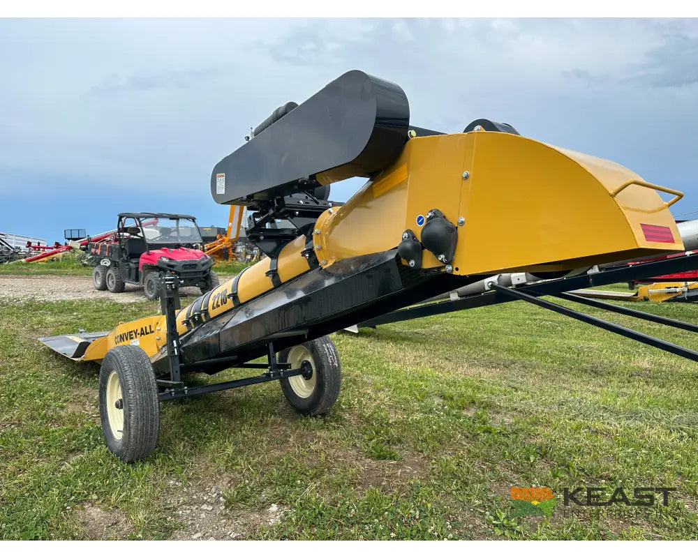 Convey-All 2218 Transfer Conveyor Railcar Hopper 10 HP Single-Phase 4 5/8’’ Clearance Conveyors