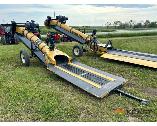 Convey-All 2218 Transfer Conveyor Railcar Hopper 10 HP Single-Phase 4 5/8’’ Clearance Conveyors