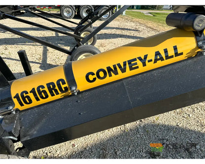 ConveyAll 1616 Railcar Unload Conveyor - 4.5’’ Tall Hopper 16’’ Tube Conveyors