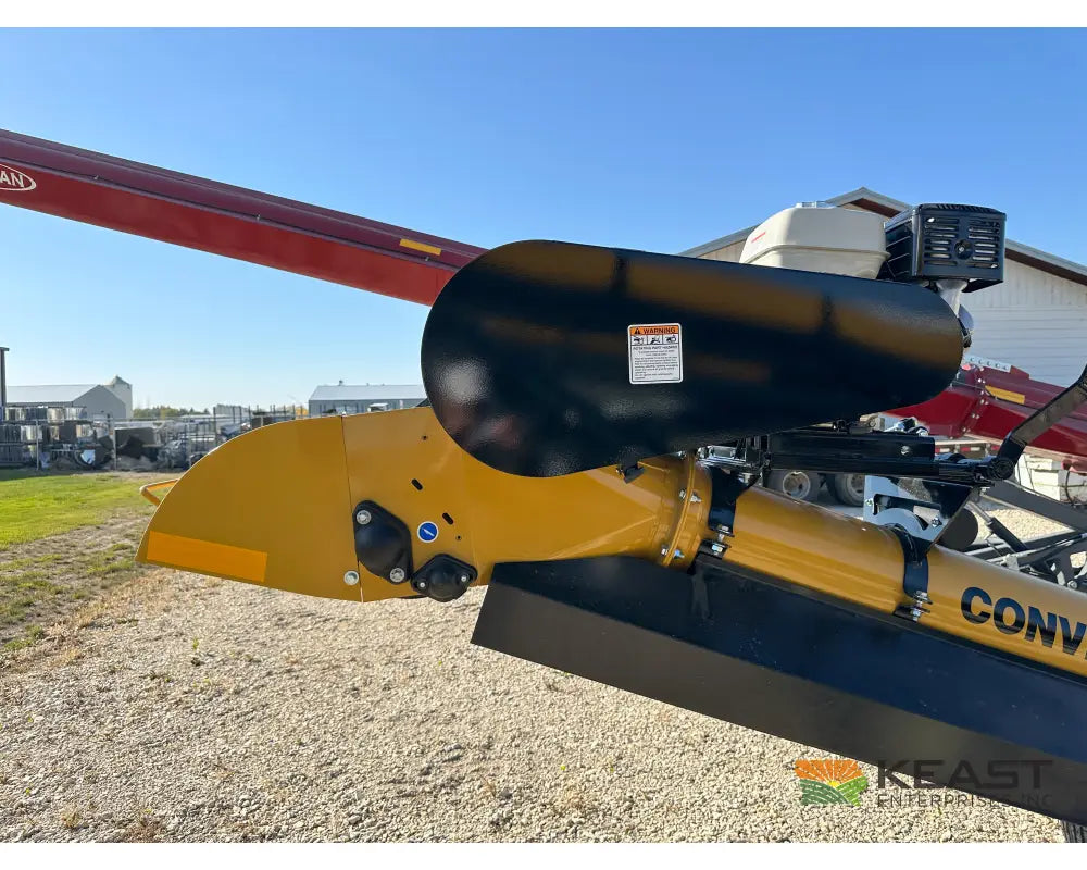 ConveyAll 1616 Railcar Unload Conveyor - 4.5’’ Tall Hopper 16’’ Tube Conveyors