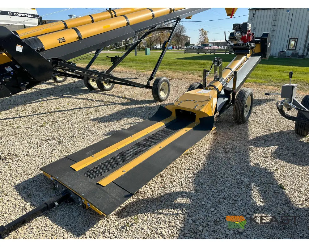 ConveyAll 1616 Railcar Unload Conveyor - 4.5’’ Tall Hopper 16’’ Tube Conveyors