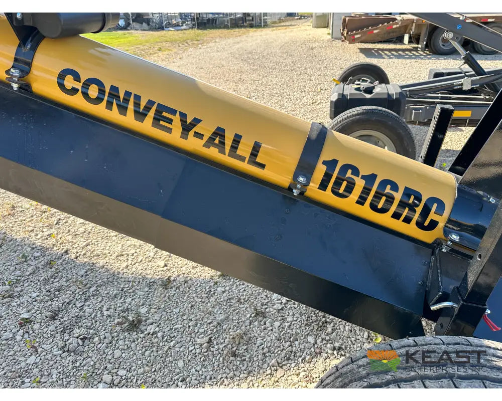 ConveyAll 1616 Railcar Unload Conveyor - 4.5’’ Tall Hopper 16’’ Tube Conveyors