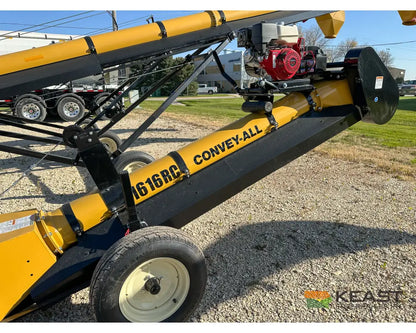 ConveyAll 1616 Railcar Unload Conveyor - 4.5’’ Tall Hopper 16’’ Tube Conveyors