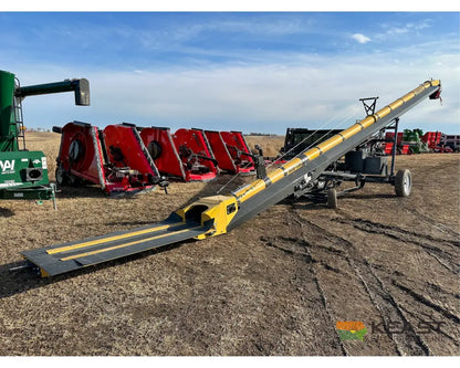 ConveyAll 1650 Railcar Unload Conveyor - 4.5’’ Tall Hopper 16’’ Tube 50’ Length Conveyors