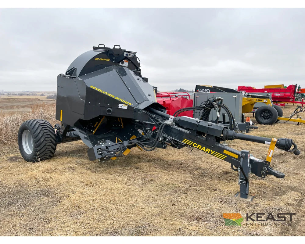 Crary Revolution Ditcher 6.5’ Rotor Elevation Control Kit Floatation Tires GPS Mast Rotary Ditchers