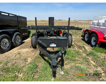 Crary Tandem Axle Stringer Trailer Electric Spool Brake Tile Stringer Trailers