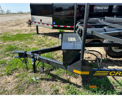 Crary Tandem Axle Stringer Trailer Electric Spool Brake Tile Stringer Trailers