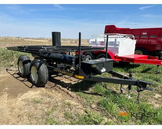 Crary Tandem Axle Stringer Trailer Electric Spool Brake Tile Stringer Trailers