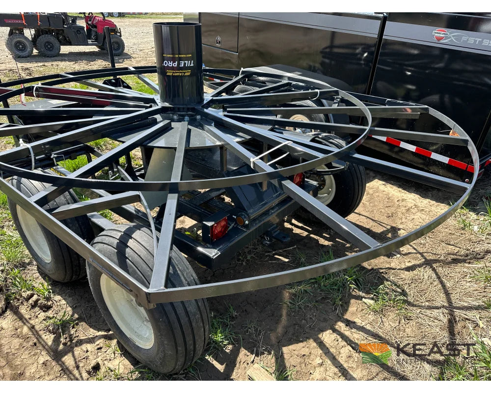 Crary Tandem Axle Stringer Trailer Electric Spool Brake Tile Stringer Trailers
