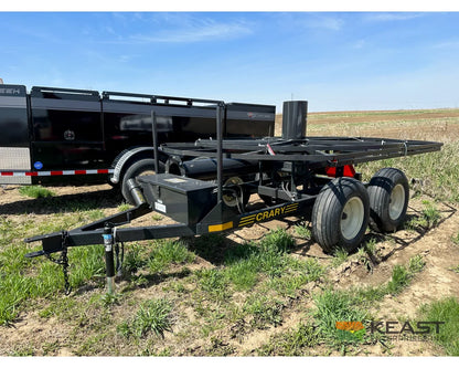 Crary Tandem Axle Stringer Trailer Electric Spool Brake Tile Stringer Trailers