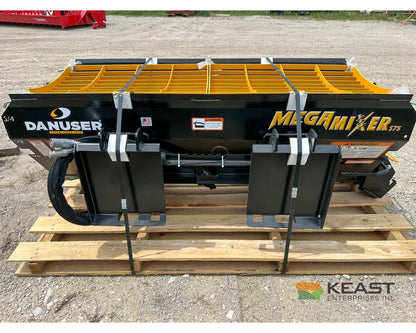 Danuser Mega Mixer Mixing Bucket - 3/4 Yard Capacity 8’’ Auger Skid Steer Mount S75 Mixing Bucket