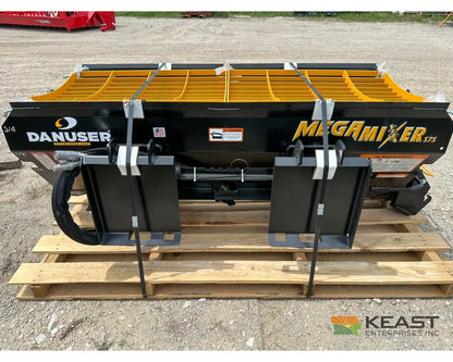 Danuser Mega Mixer Mixing Bucket - 3/4 Yard Capacity 8’’ Auger Skid Steer Mount S75 Mixing Bucket