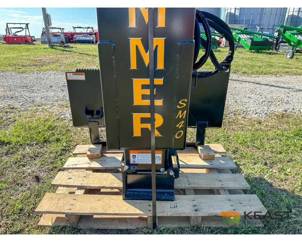 Danuser SM40 Post Driver 40’’ Stroke 96’’ Hoses 300 lb Hammer Skid Steer Mount Post Drivers
