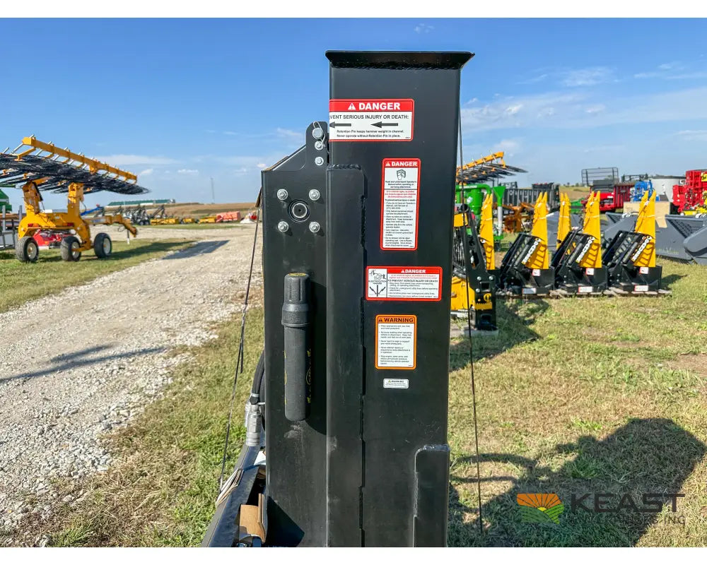 Danuser SM40 Post Driver 40’’ Stroke 96’’ Hoses 300 lb Hammer Skid Steer Mount Post Drivers
