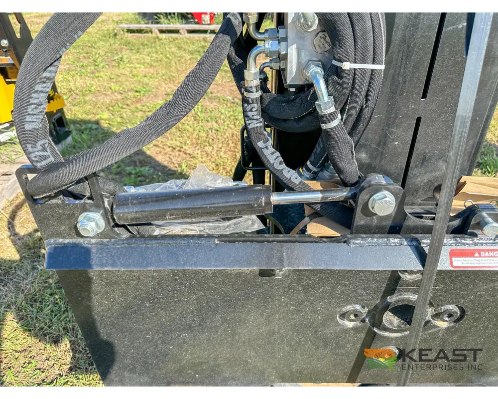 Danuser SM40 Post Driver Hyd Tilt Grapple 40’’ Stroke 96’’ Hoses 300 lb Hammer Skid Steer Mount Post Drivers