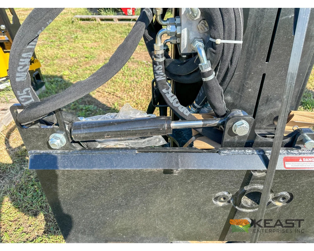Danuser SM40 Post Driver Hyd Tilt Grapple 40’’ Stroke 96’’ Hoses 300 lb Hammer Skid Steer Mount Post Drivers