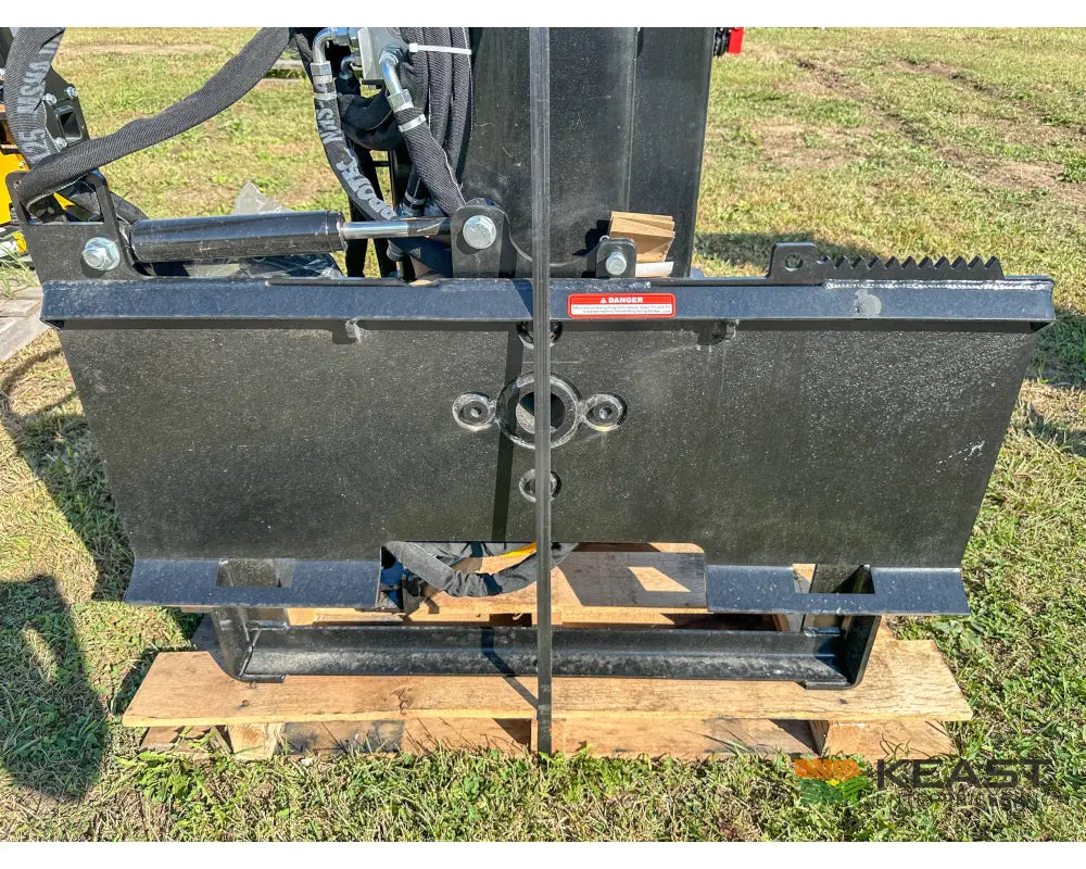 Danuser SM40 Post Driver Hyd Tilt Grapple 40’’ Stroke 96’’ Hoses 300 lb Hammer Skid Steer Mount Post Drivers