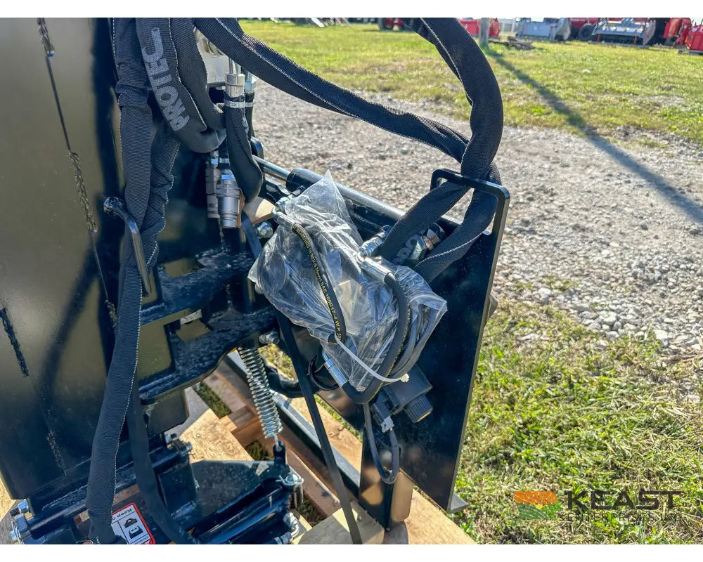 Danuser SM40 Post Driver Hyd Tilt Grapple 40’’ Stroke 96’’ Hoses 300 lb Hammer Skid Steer Mount Post Drivers