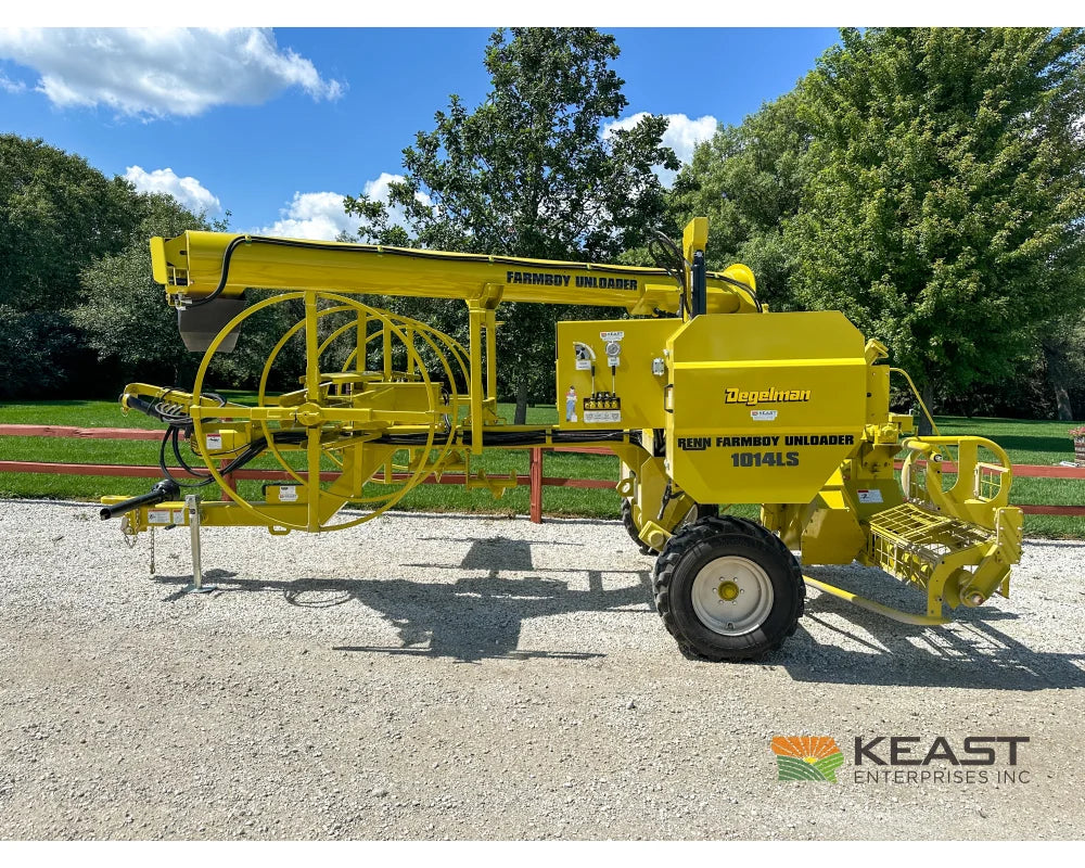 Degelman Renn 1014LS Grain Bag Unloader Hydraulic Bag Collection 9’ & 10’ Bags Grain Bag Unloaders