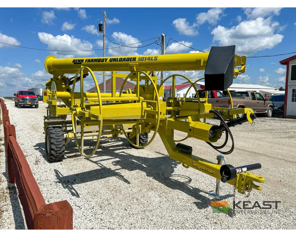 Degelman Renn 1014LS Grain Bag Unloader Hydraulic Bag Collection 9’ & 10’ Bags Grain Bag Unloaders