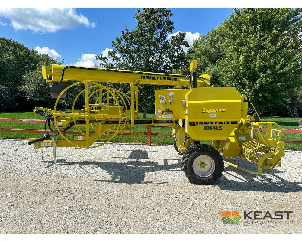 Degelman Renn 1014LS Grain Bag Unloader Hydraulic Bag Collection 9’ & 10’ Bags Grain Bag Unloaders