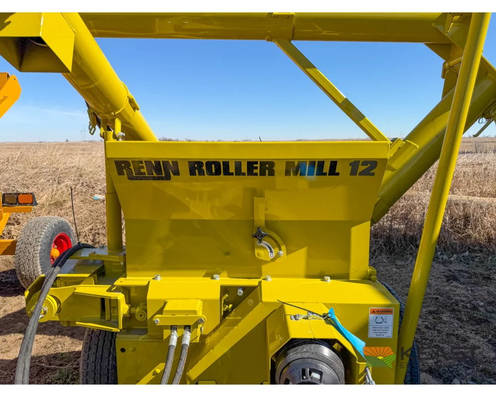 Degelman Renn RMC12 PTO Roller Mill 16’’ Rolls Discharge & Feed Augers Roller Mills