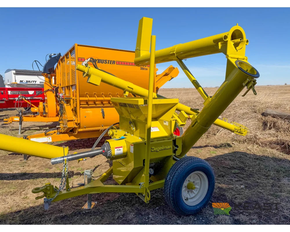 Degelman Renn RMC12 PTO Roller Mill 16’’ Rolls Discharge & Feed Augers Roller Mills