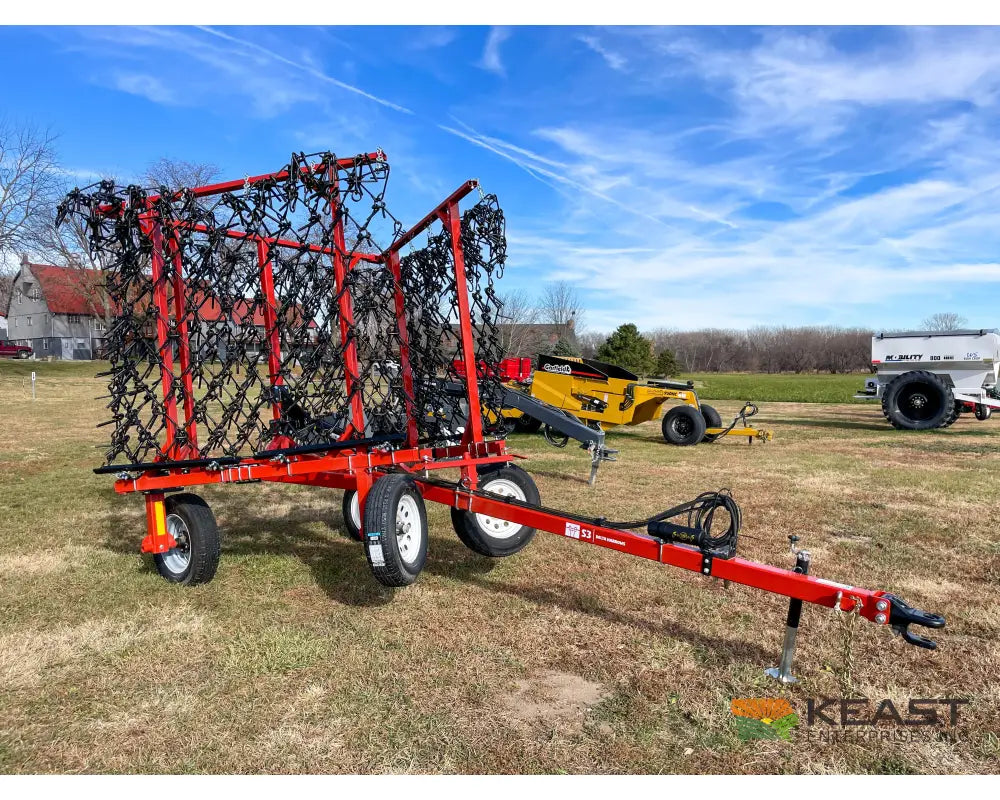 Delta Harrows 24’ Field Harrow - Hydraulic Lift Hydraulic Fold Combo 1/2’’ & 5/8’’ Tines Harrows