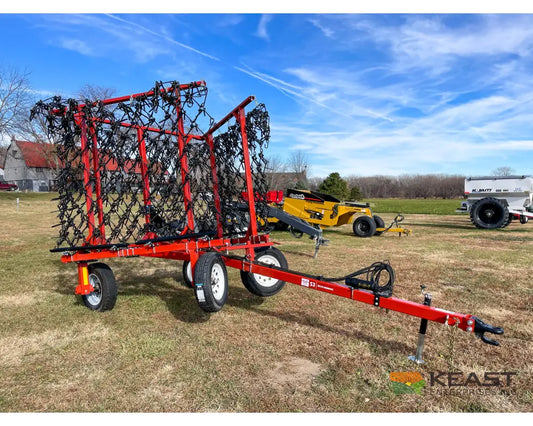 Delta Harrows 24’ Field Harrow - Hydraulic Lift Hydraulic Fold Combo 1/2’’ & 5/8’’ Tines Harrows