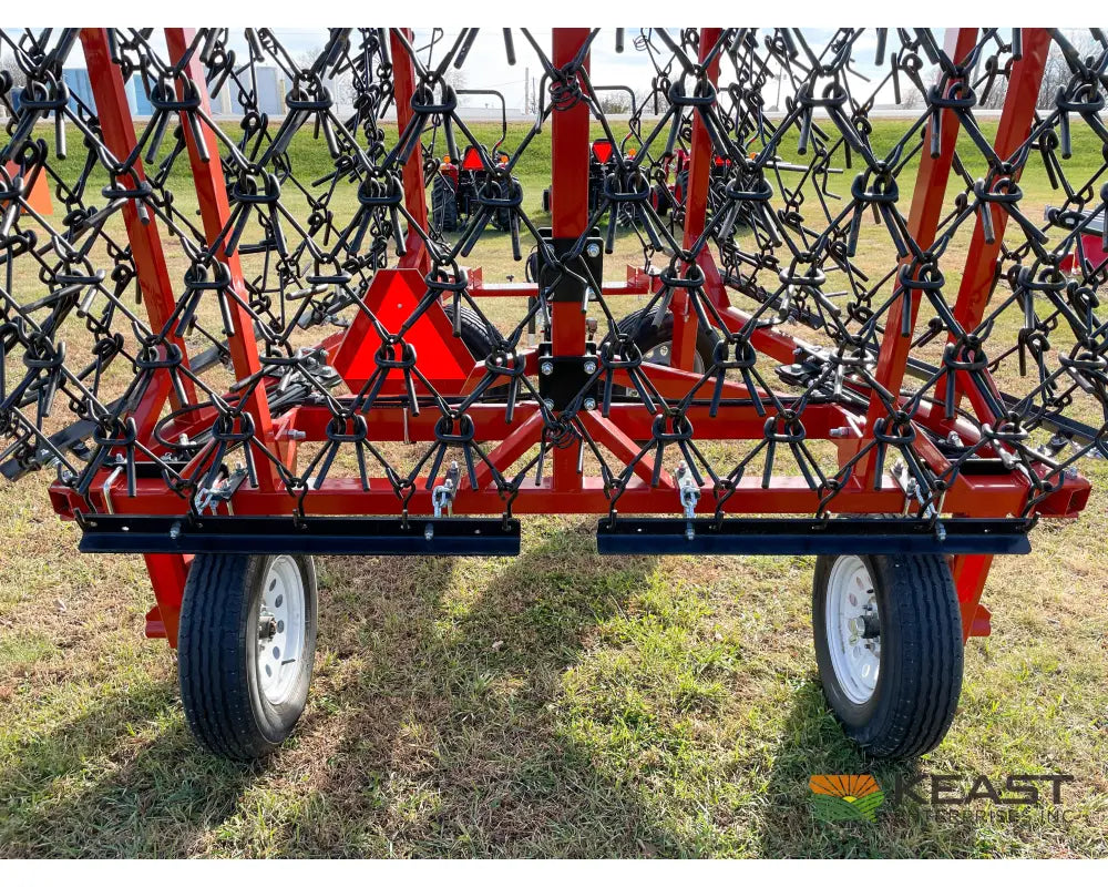 Delta Harrows 24’ Field Harrow - Hydraulic Lift Hydraulic Fold Combo 1/2’’ & 5/8’’ Tines Harrows