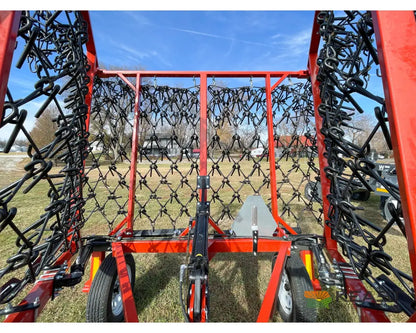 Delta Harrows 24’ Field Harrow - Hydraulic Lift Hydraulic Fold Combo 1/2’’ & 5/8’’ Tines Harrows