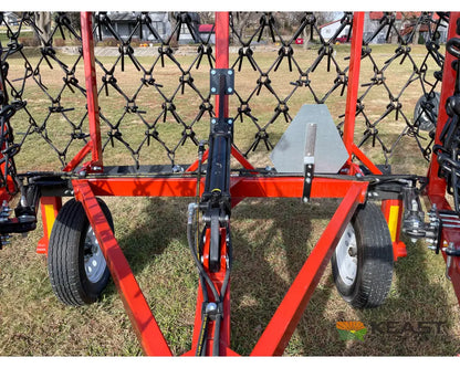 Delta Harrows 24’ Field Harrow - Hydraulic Lift Hydraulic Fold Combo 1/2’’ & 5/8’’ Tines Harrows